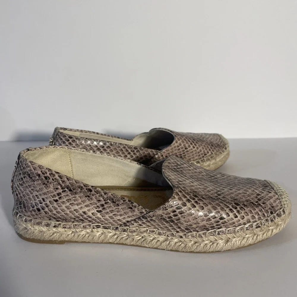 Sam Edelman Kesia Espadrille Flats Womens 7M Leather Upper 1